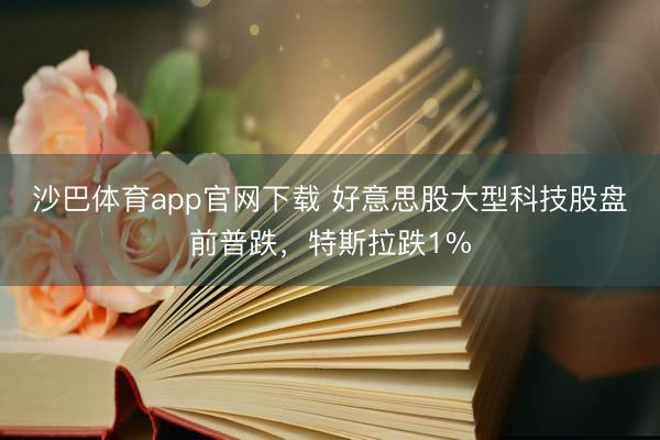 沙巴体育app官网下载 好意思股大型科技股盘前普跌，特斯拉跌1%